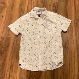 Ricky Singh - Denim & Flower Buttoned Short Sleeve